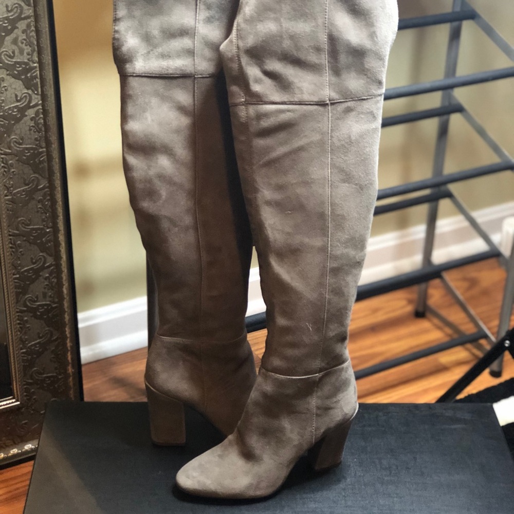 Louise et Cie Grey Knee High Boots